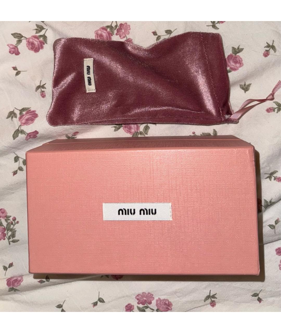 MIU MIU Черные солнцезащитные очки, фото 4
