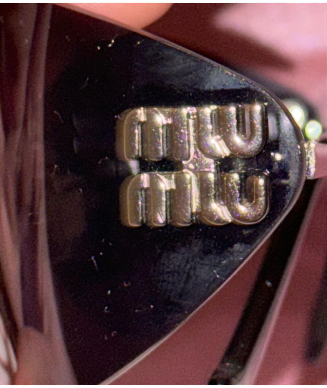 MIU MIU Черные солнцезащитные очки, фото 3