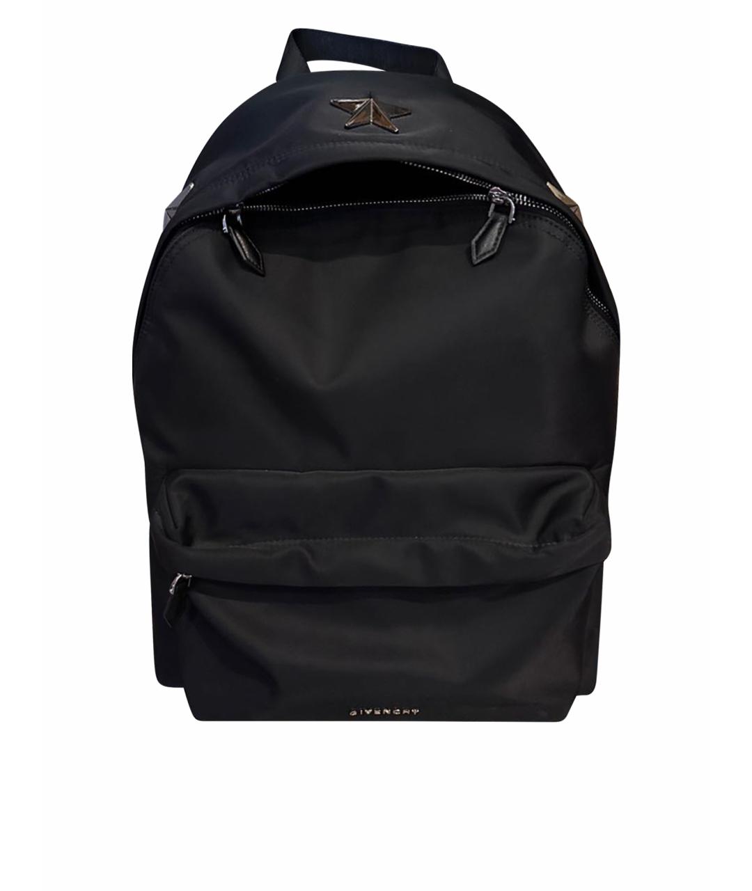 GIVENCHY Антрацитовый синтетический рюкзак, фото 1