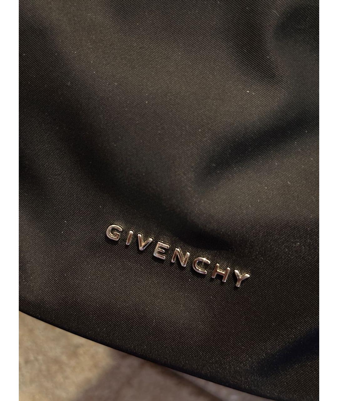 GIVENCHY Антрацитовый синтетический рюкзак, фото 6
