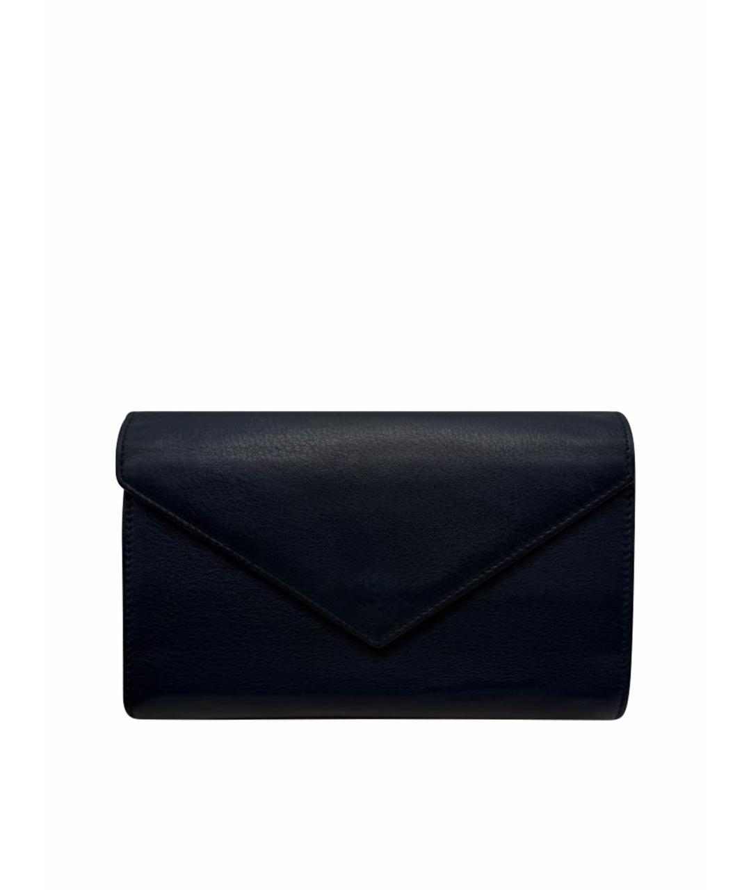 BALENCIAGA Синий кожаный кошелек, фото 1