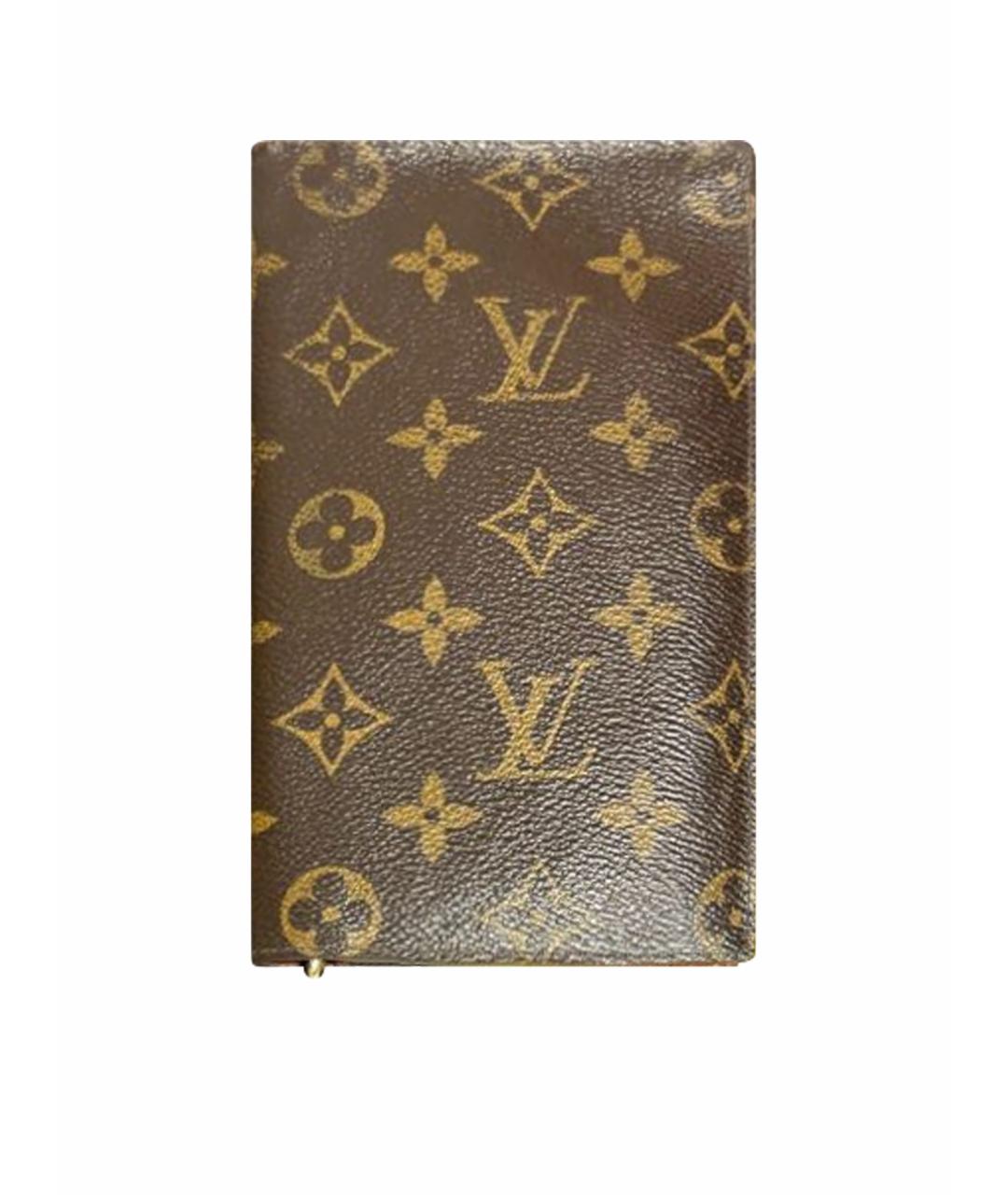 LOUIS VUITTON Коричневый кошелек, фото 1