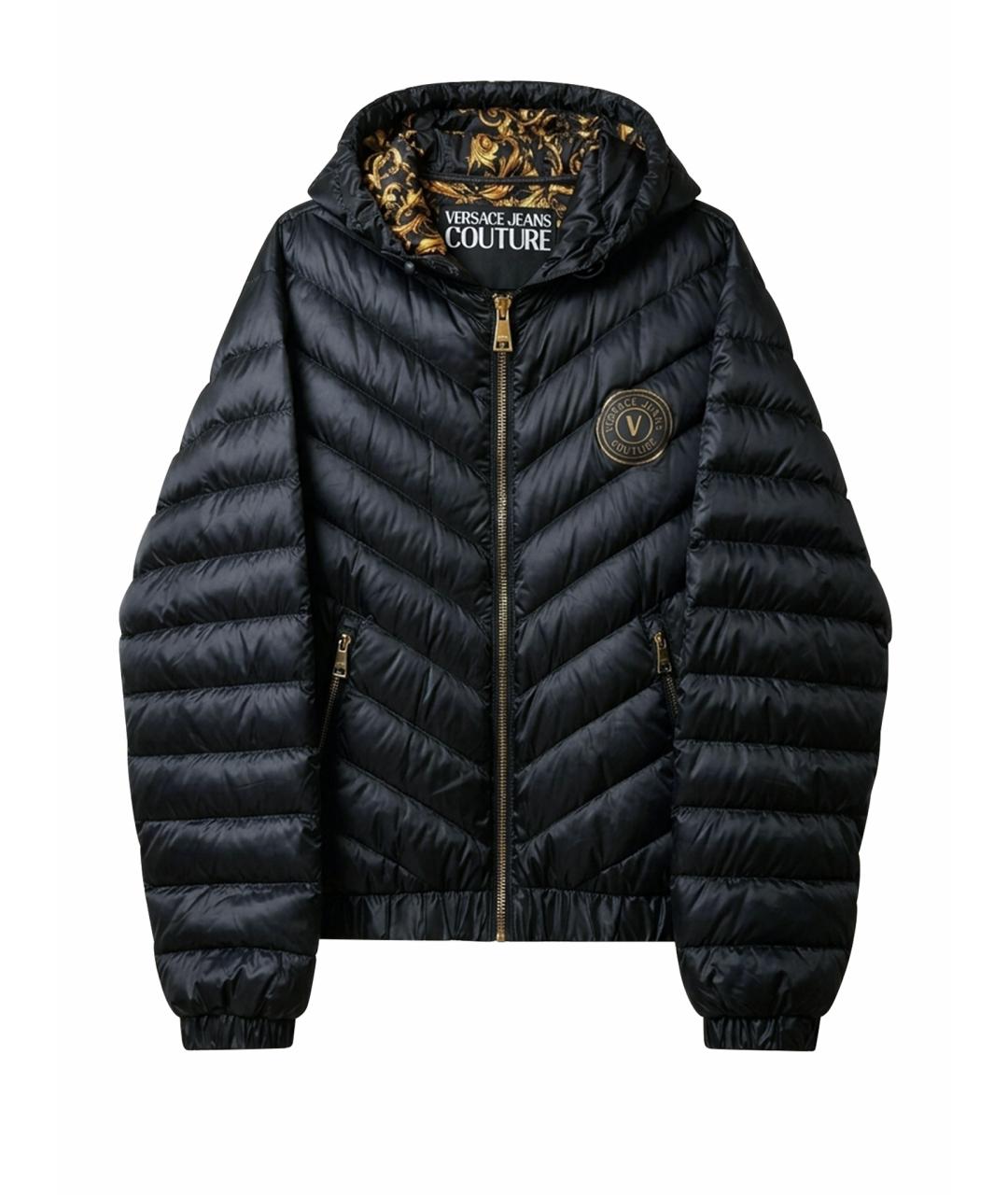 VERSACE JEANS COUTURE Черная полиэстеровая куртка, фото 1