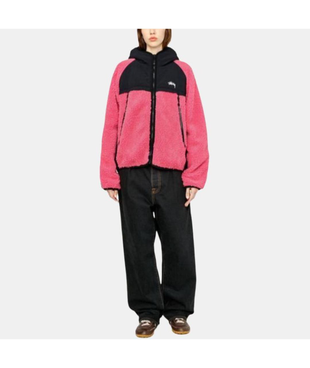 STUSSY Розовая куртка, фото 4