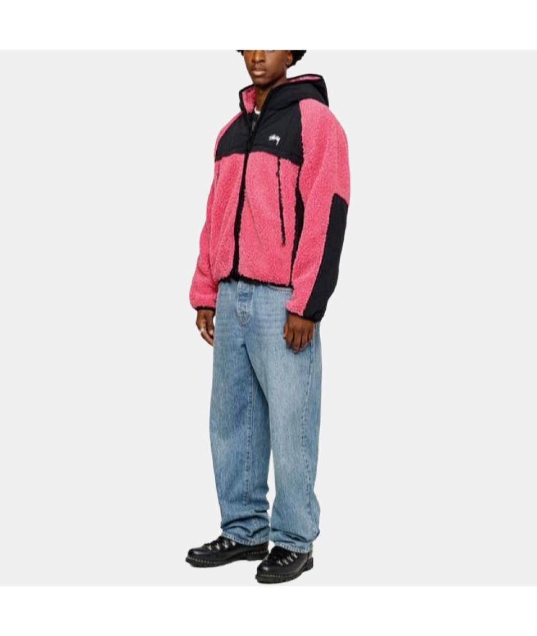 STUSSY Розовая куртка, фото 3
