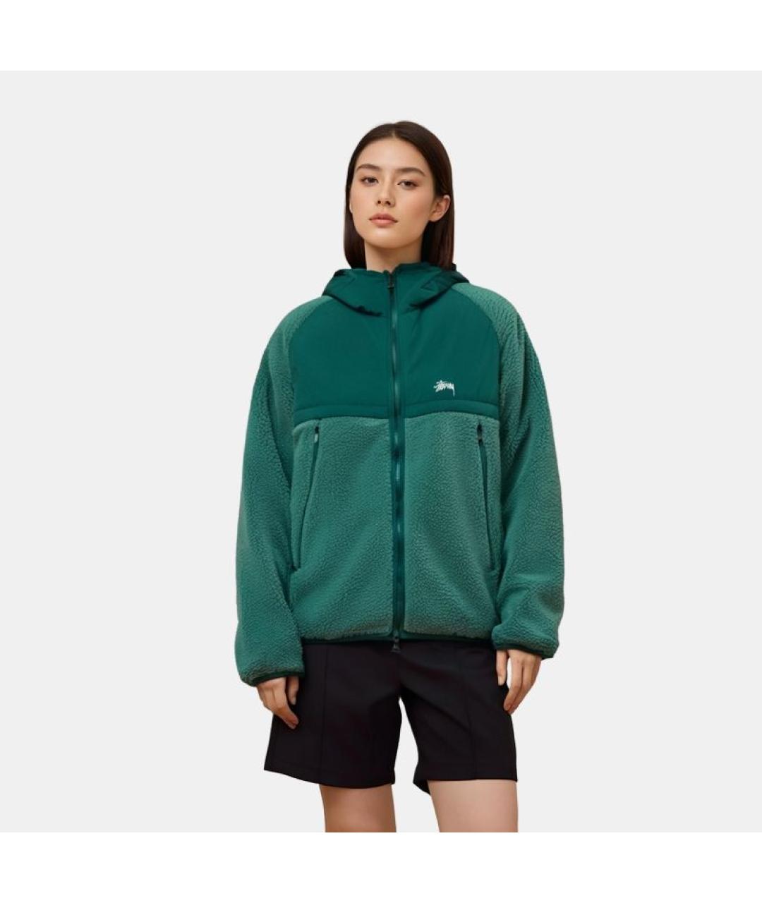 STUSSY Зеленая куртка, фото 4