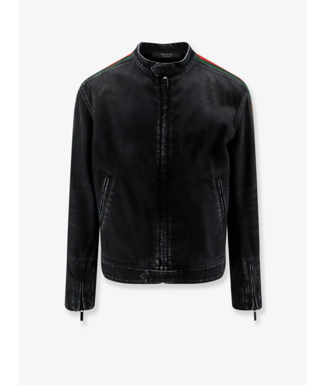 GUCCI Черная хлопковая куртка, фото 4