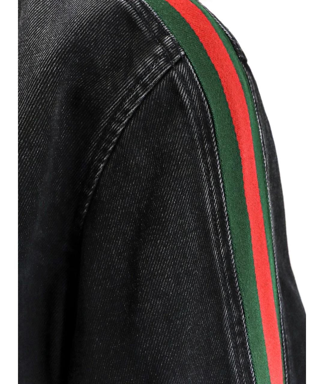 GUCCI Черная хлопковая куртка, фото 3