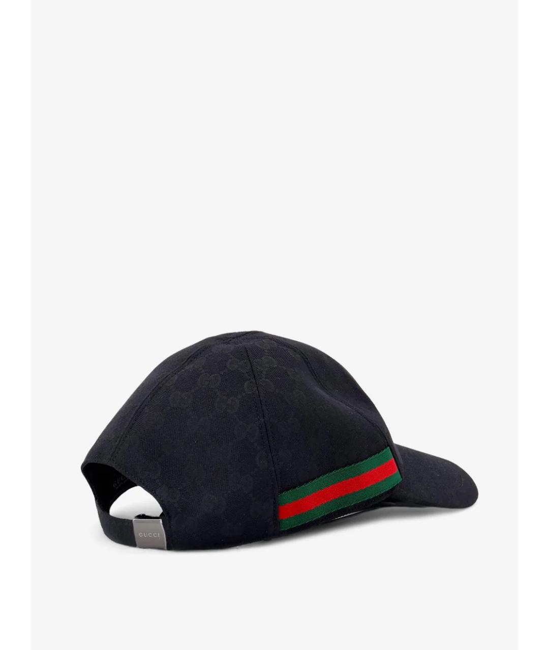 GUCCI Черная хлопковая кепка/бейсболка, фото 2