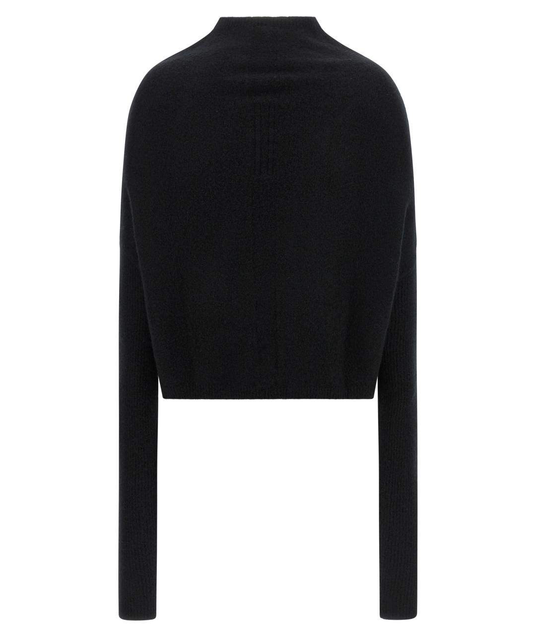 RICK OWENS Черный кашемировый кардиган, фото 2