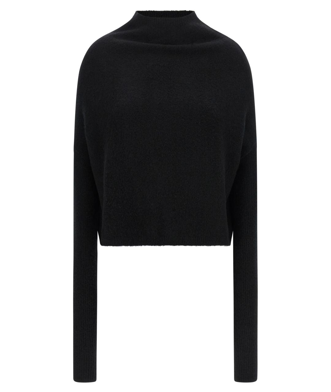 RICK OWENS Черный кашемировый кардиган, фото 1