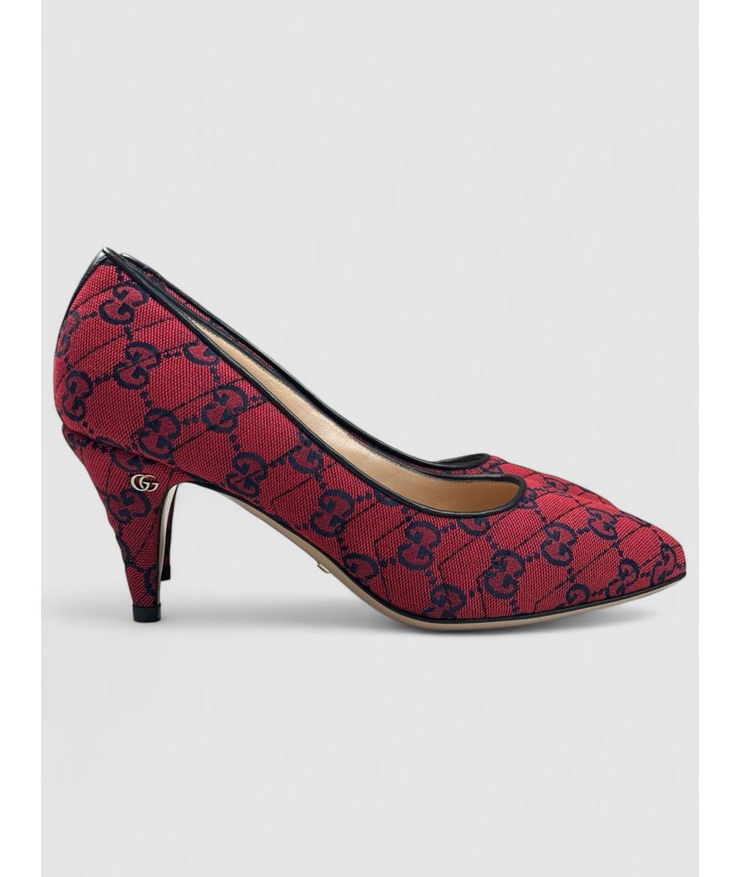 GUCCI Красные туфли, фото 6