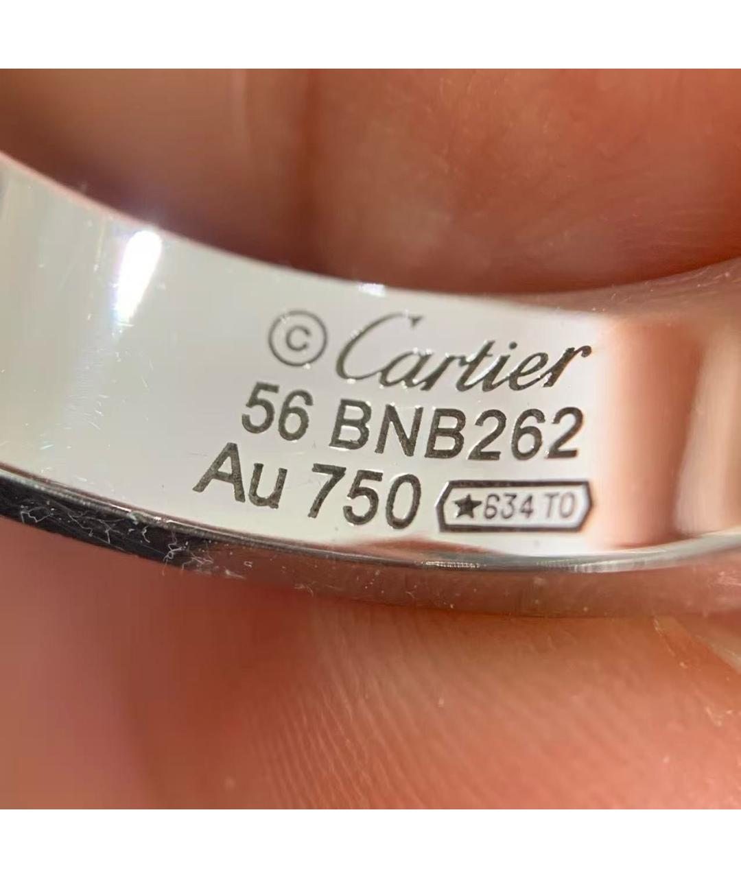 CARTIER Серебряное кольцо из белого золота, фото 4