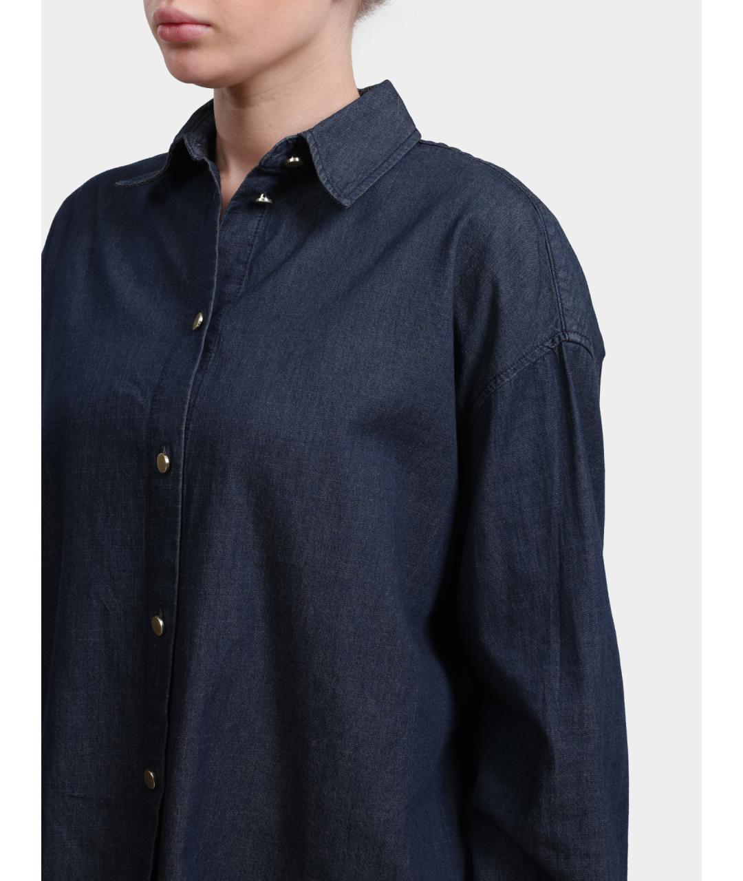 ARMANI EXCHANGE Темно-синяя рубашка, фото 4