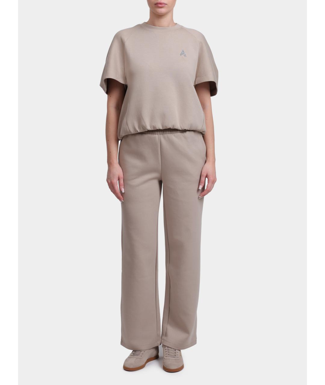 ARMANI EXCHANGE Бежевые прямые брюки, фото 2