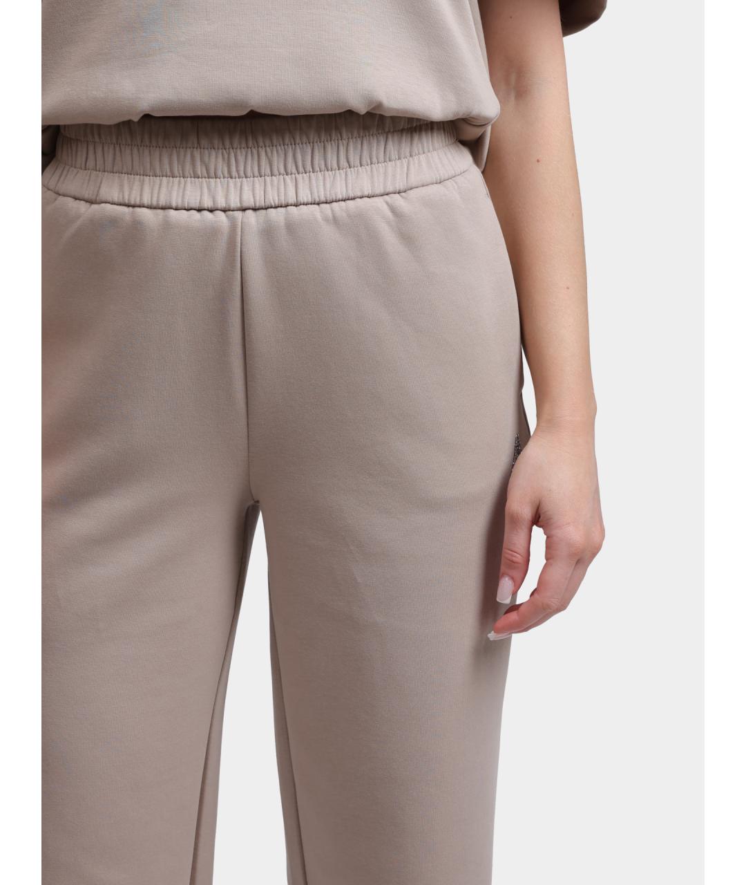 ARMANI EXCHANGE Бежевые прямые брюки, фото 4