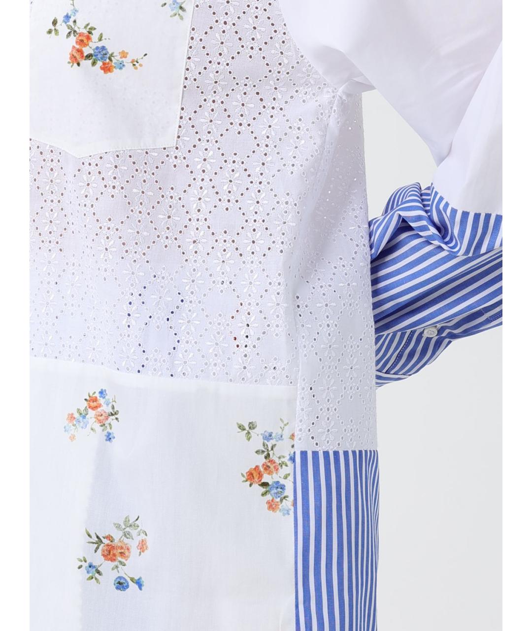 MSGM Белая хлопковая рубашка, фото 3