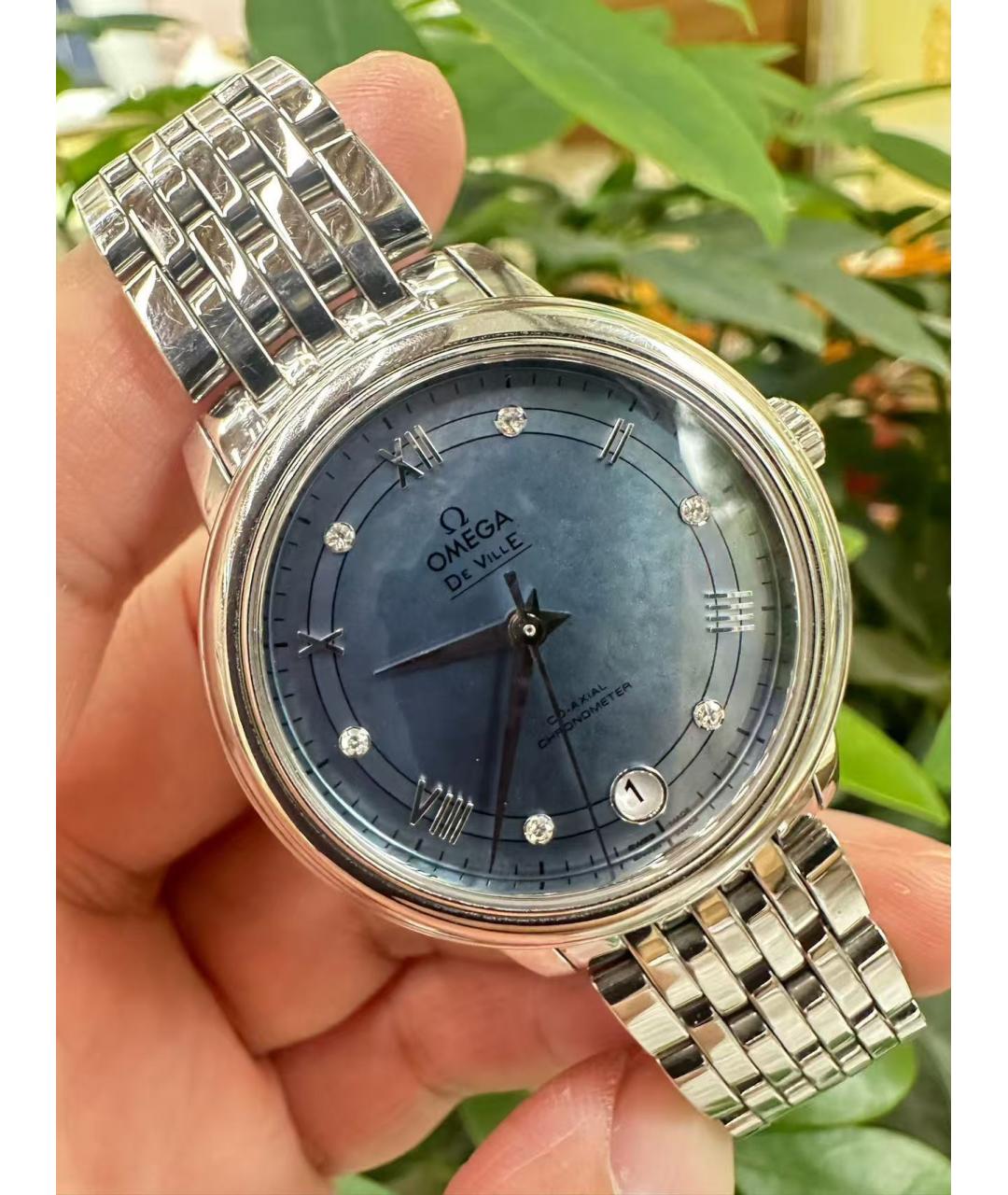 OMEGA Серебряные часы, фото 2