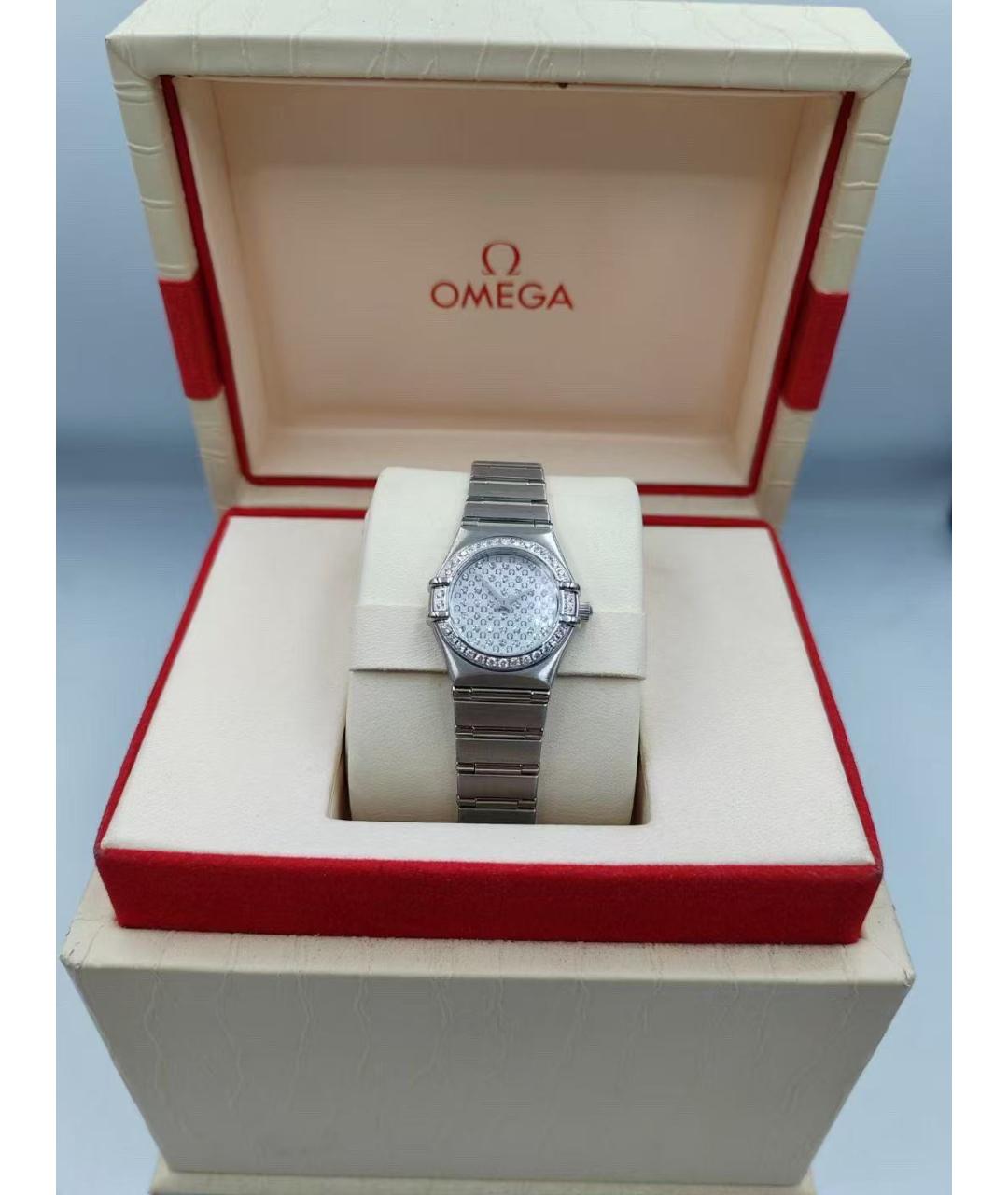 OMEGA Серебряные часы, фото 3
