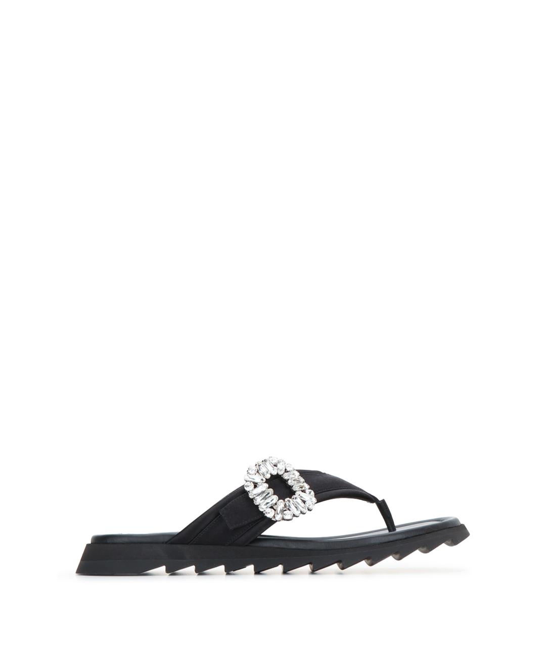ROGER VIVIER Черные шлепанцы, фото 1