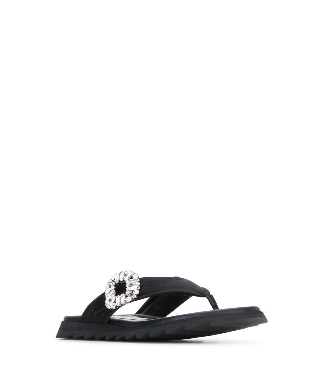 ROGER VIVIER Черные шлепанцы, фото 2