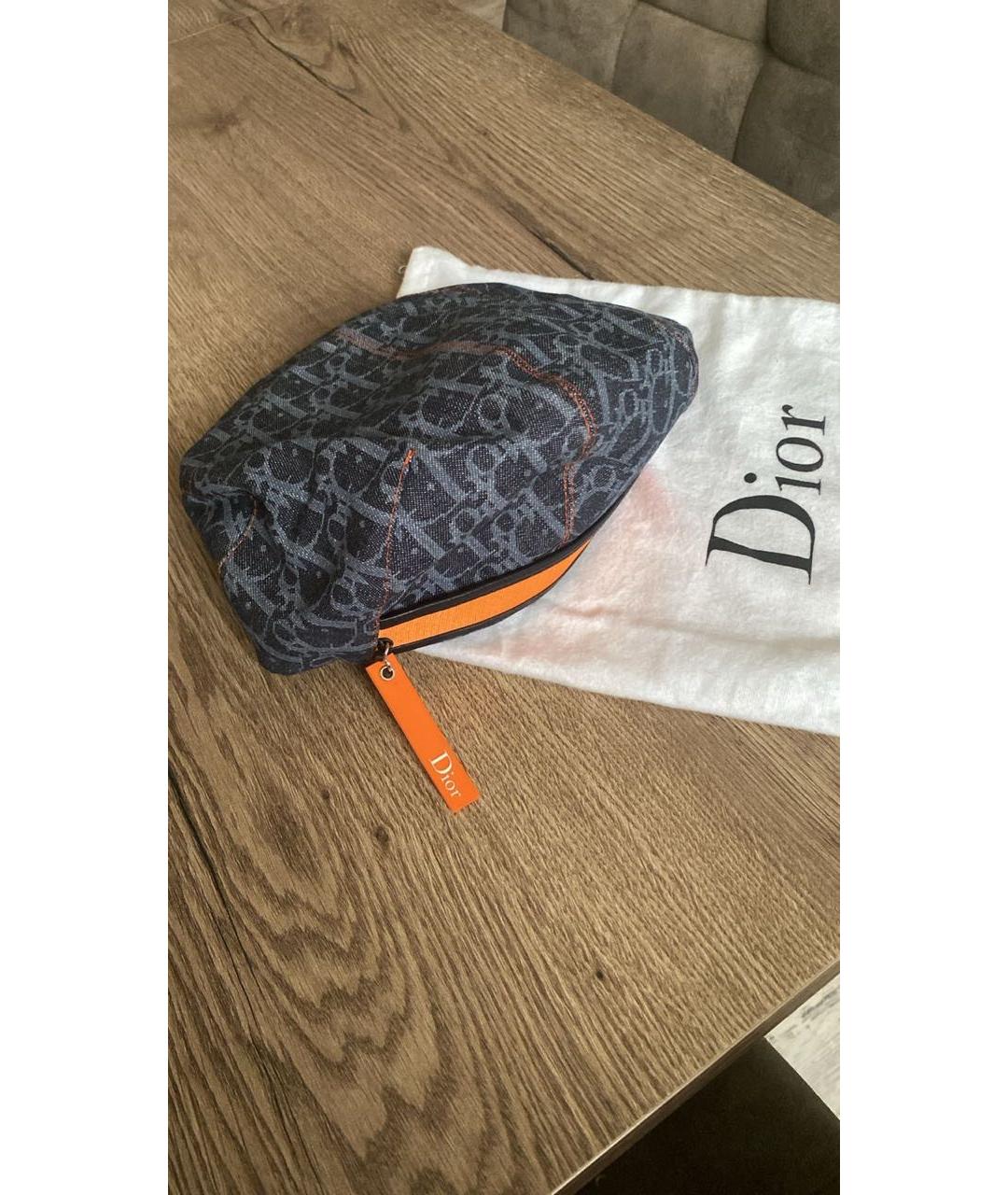 CHRISTIAN DIOR Синяя хлопковая кепка, фото 3