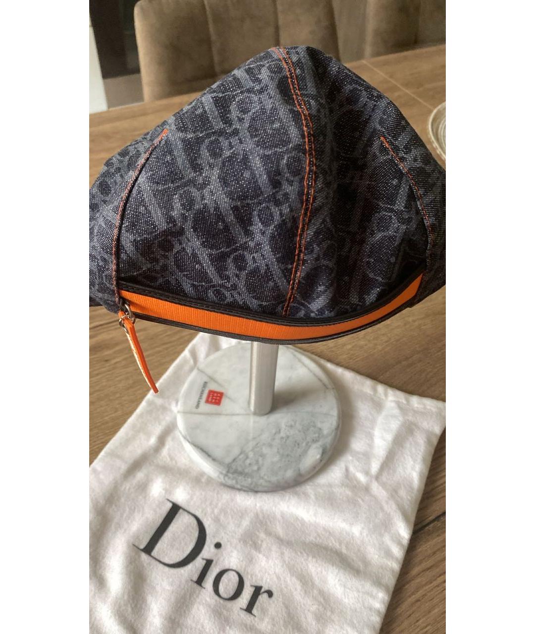 CHRISTIAN DIOR Синяя хлопковая кепка, фото 4