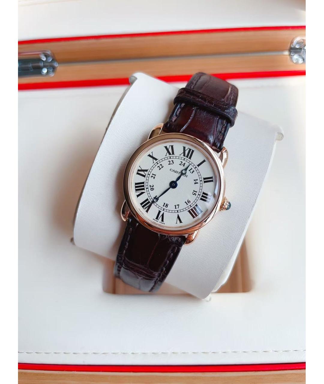 CARTIER Золотые часы из розового золота, фото 3