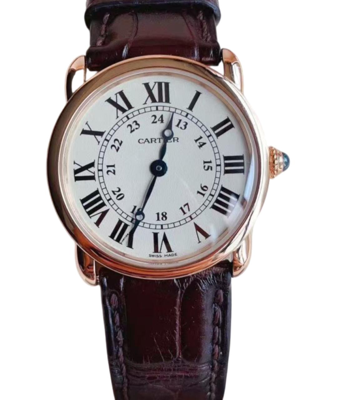 CARTIER Золотые часы из розового золота, фото 1