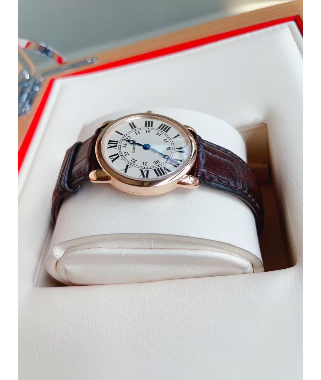 CARTIER Золотые часы из розового золота, фото 4