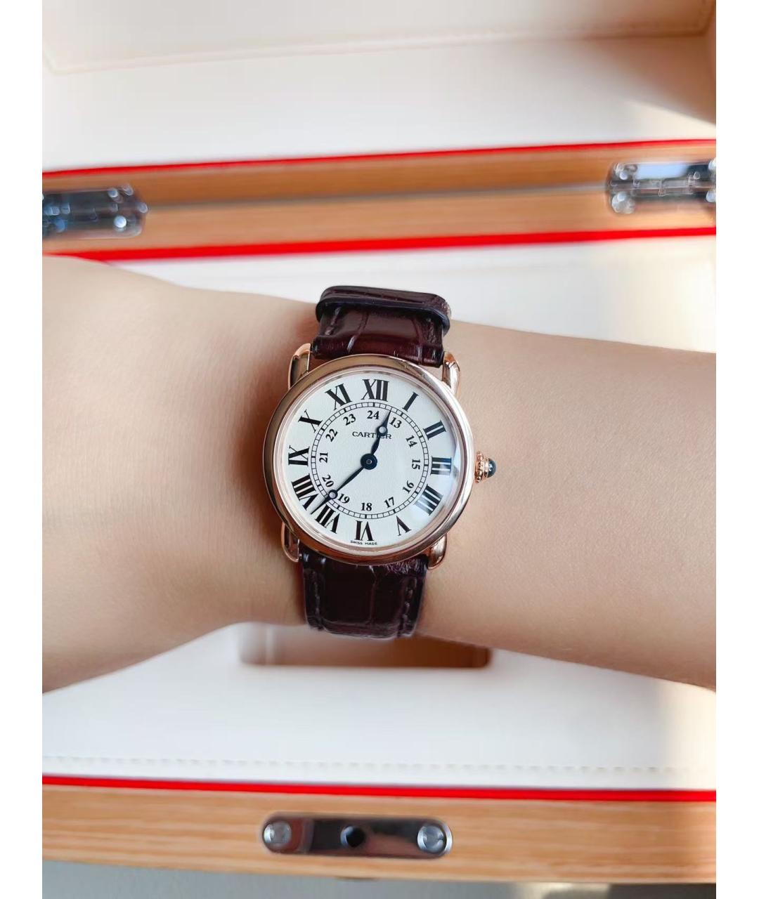 CARTIER Золотые часы из розового золота, фото 6