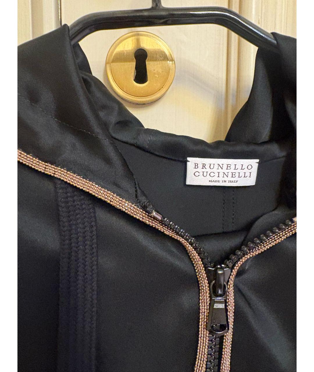 BRUNELLO CUCINELLI Черный ацетатный костюм с юбками, фото 3