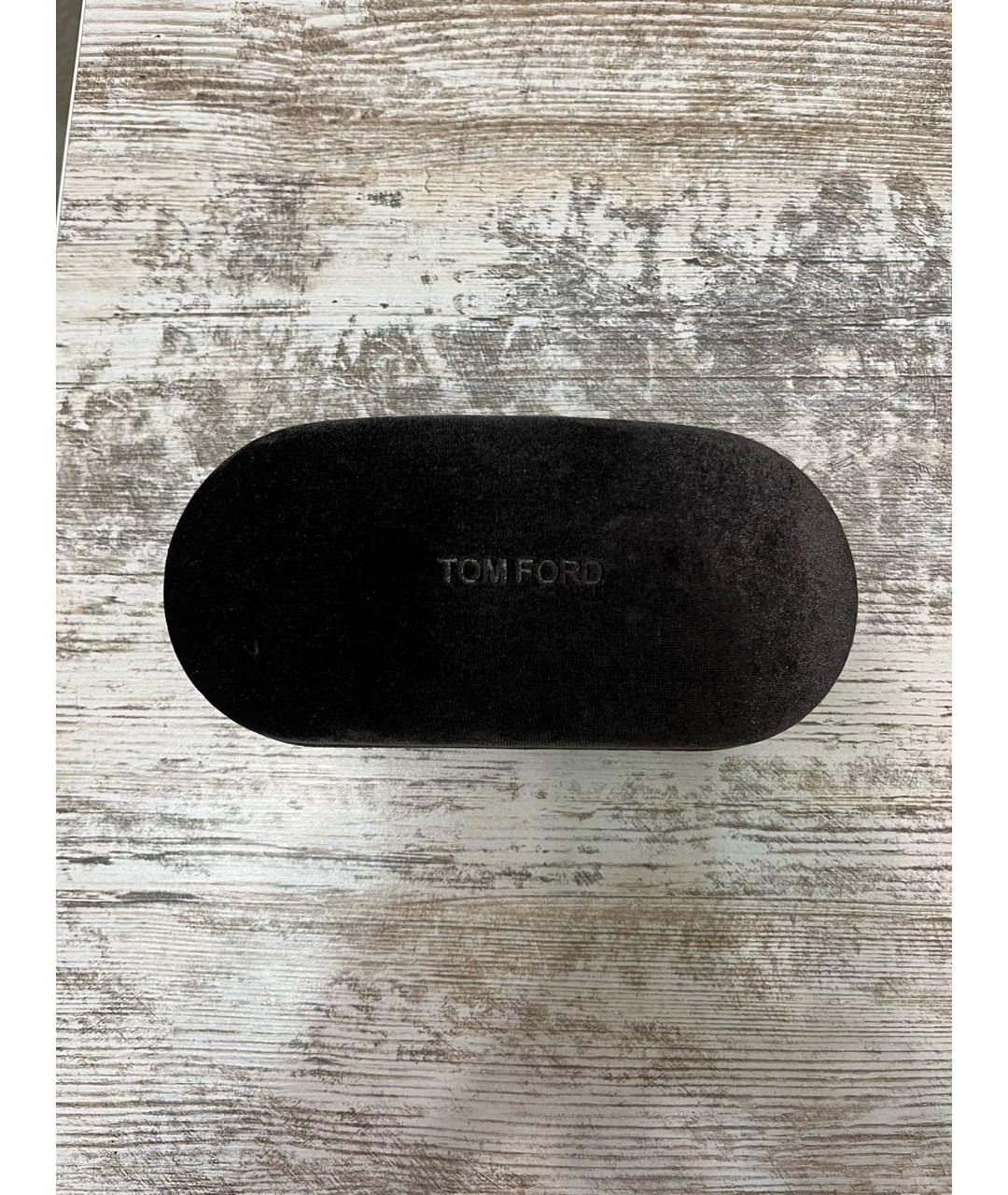 TOM FORD Белые металлические солнцезащитные очки, фото 5