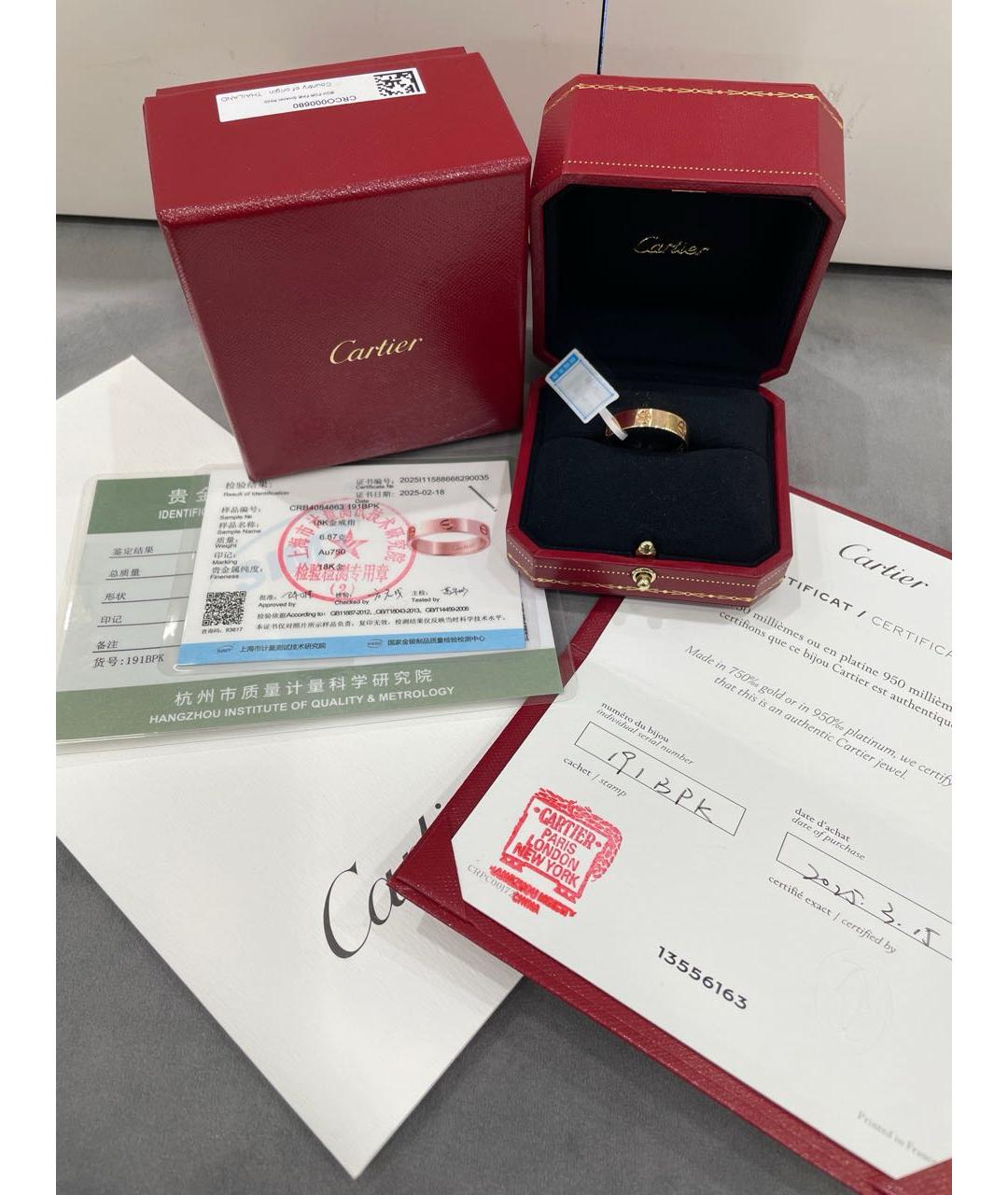 CARTIER Золотое кольцо из розового золота, фото 5
