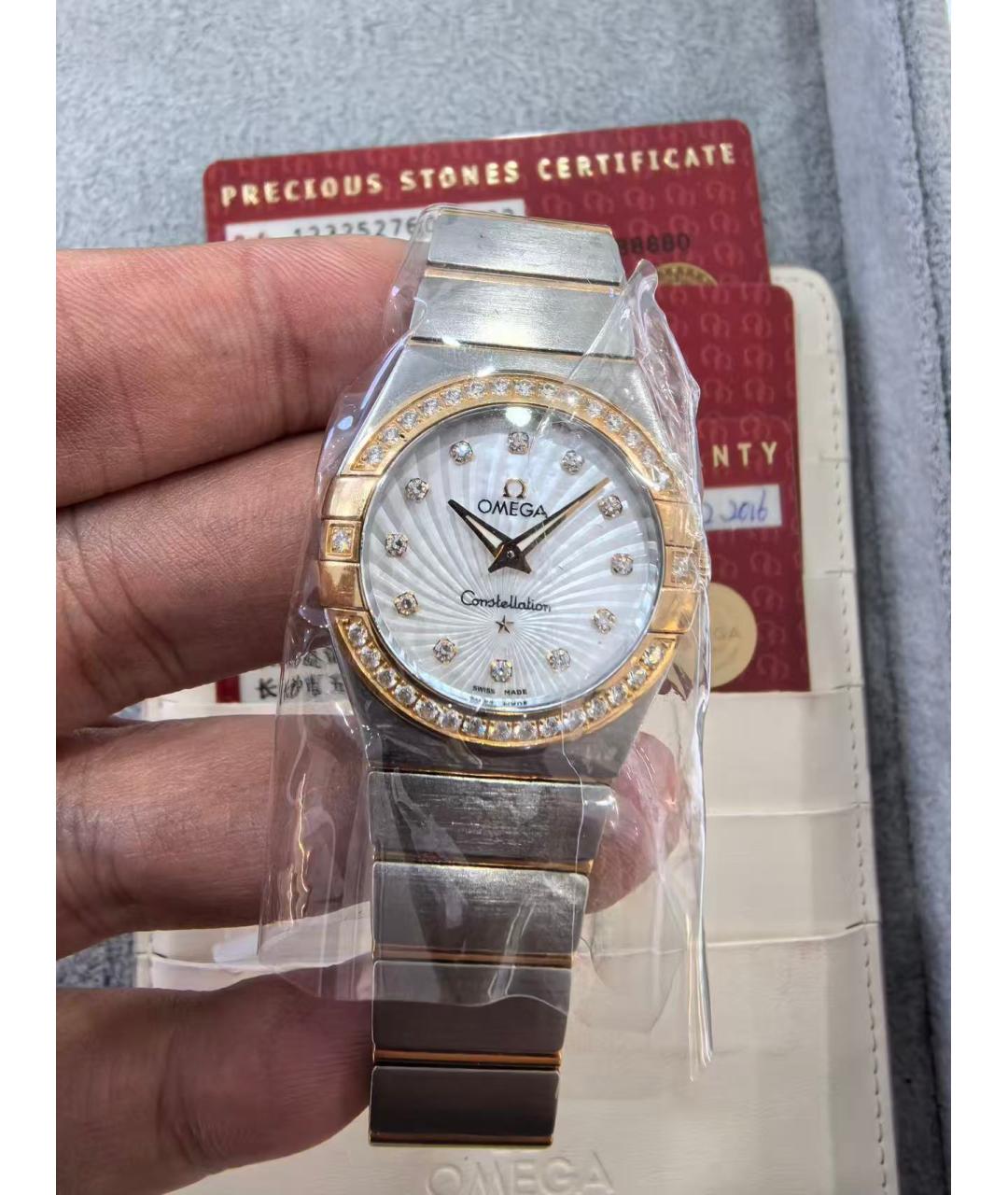 OMEGA Серебряные часы, фото 2