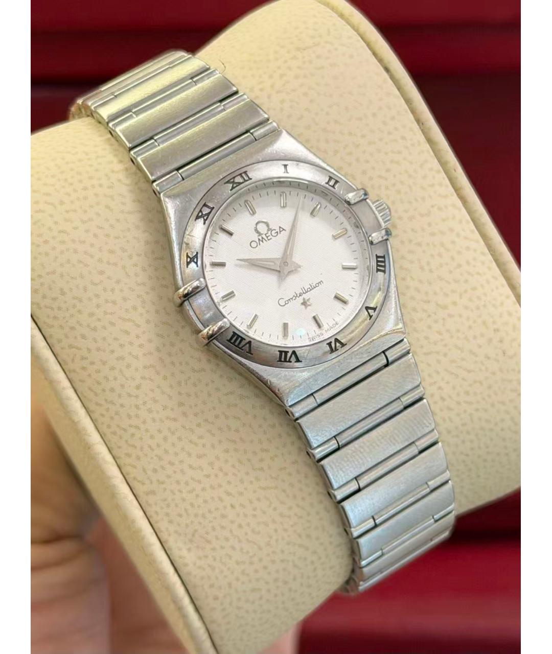 OMEGA Серебряные часы, фото 4