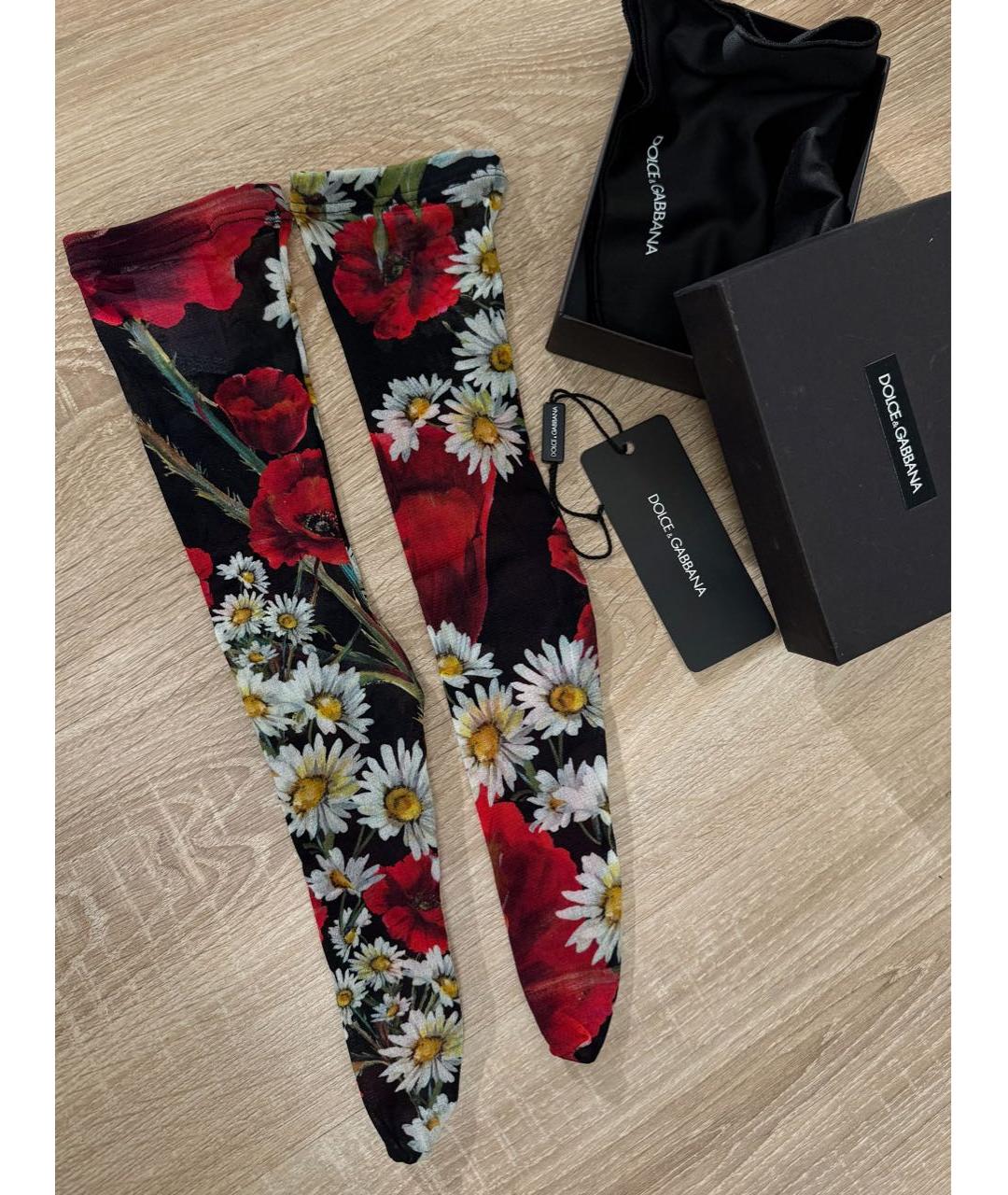DOLCE&GABBANA Мульти носки, чулки и колготы, фото 2