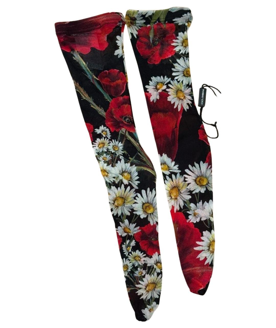 DOLCE&GABBANA Мульти носки, чулки и колготы, фото 1