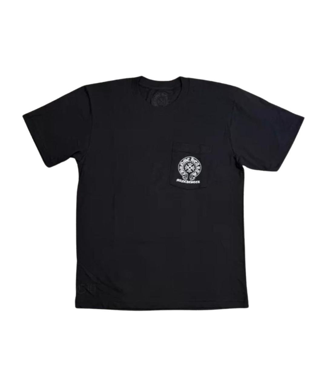 CHROME HEARTS Черная хлопковая футболка, фото 1