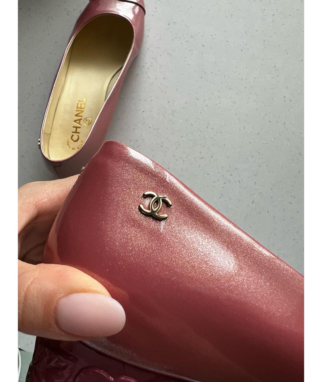 CHANEL Розовые туфли, фото 8