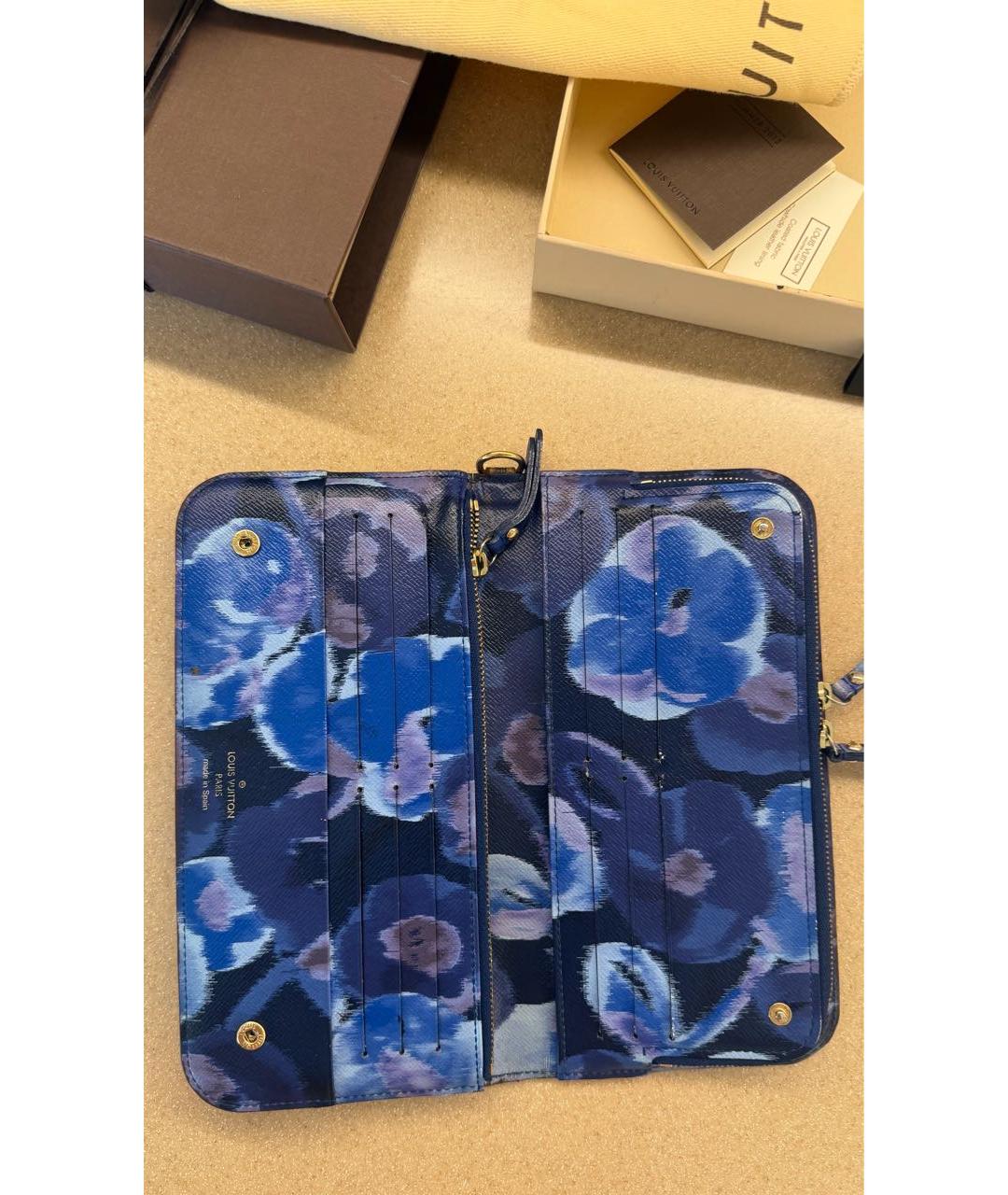 LOUIS VUITTON Коричневый кошелек, фото 7