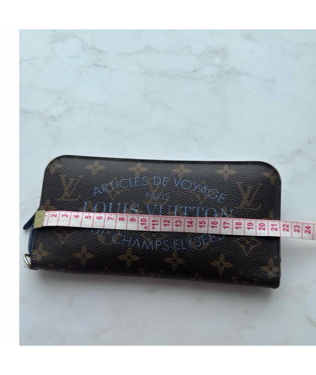 LOUIS VUITTON Коричневый кошелек, фото 2