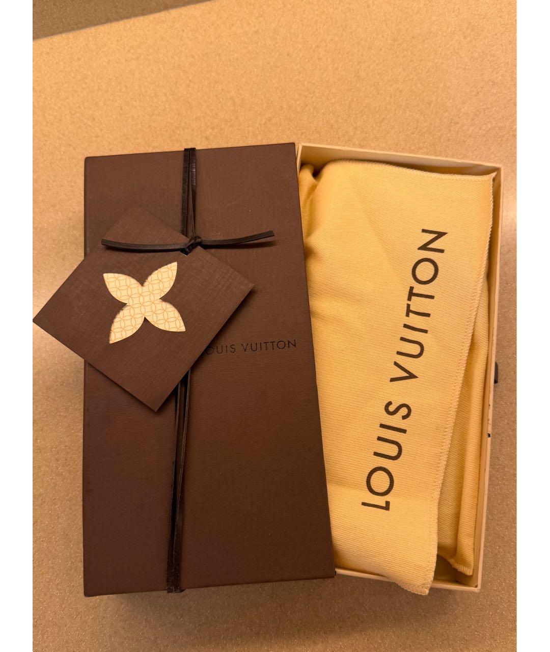 LOUIS VUITTON Коричневый кошелек, фото 8