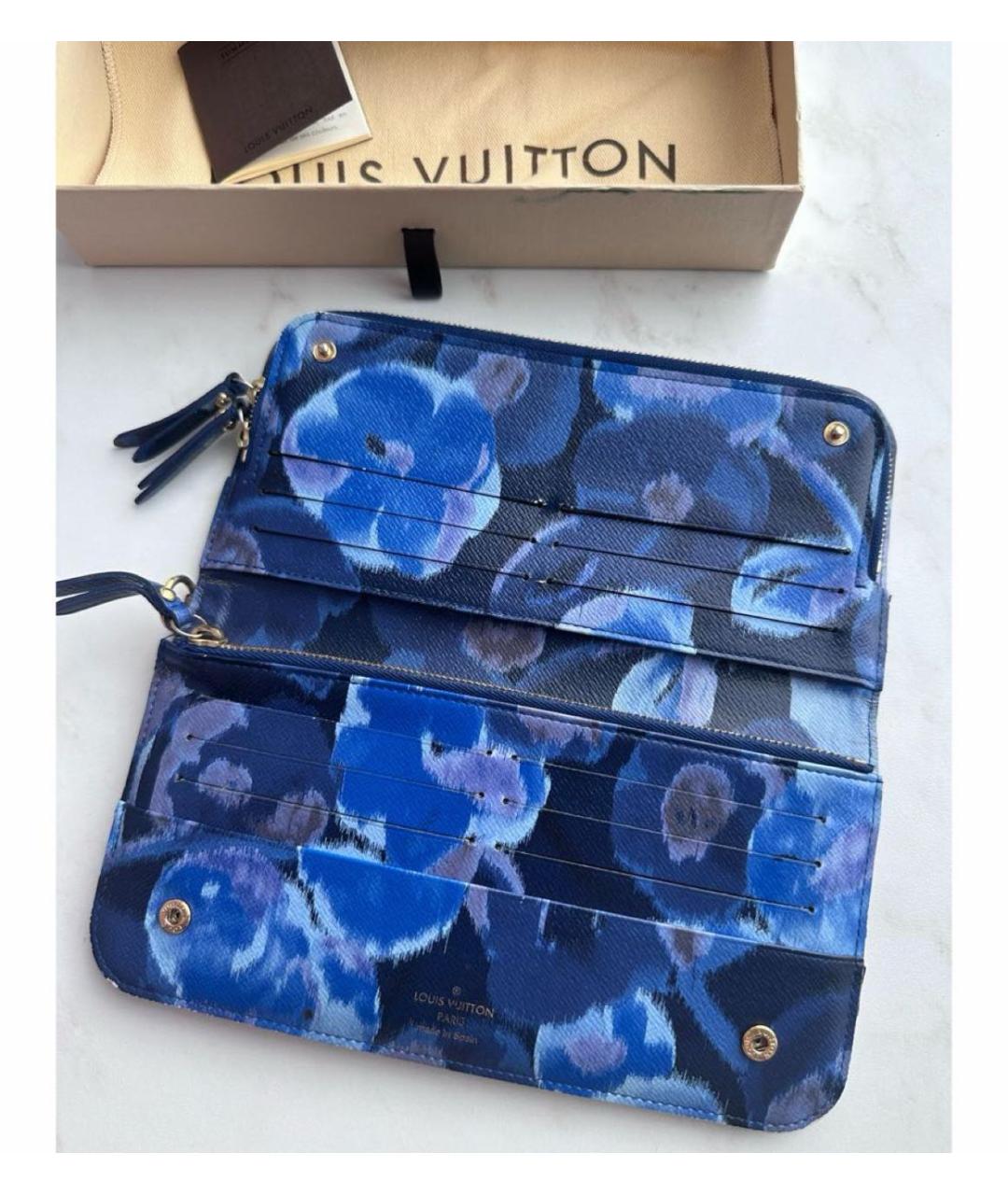 LOUIS VUITTON Коричневый кошелек, фото 4