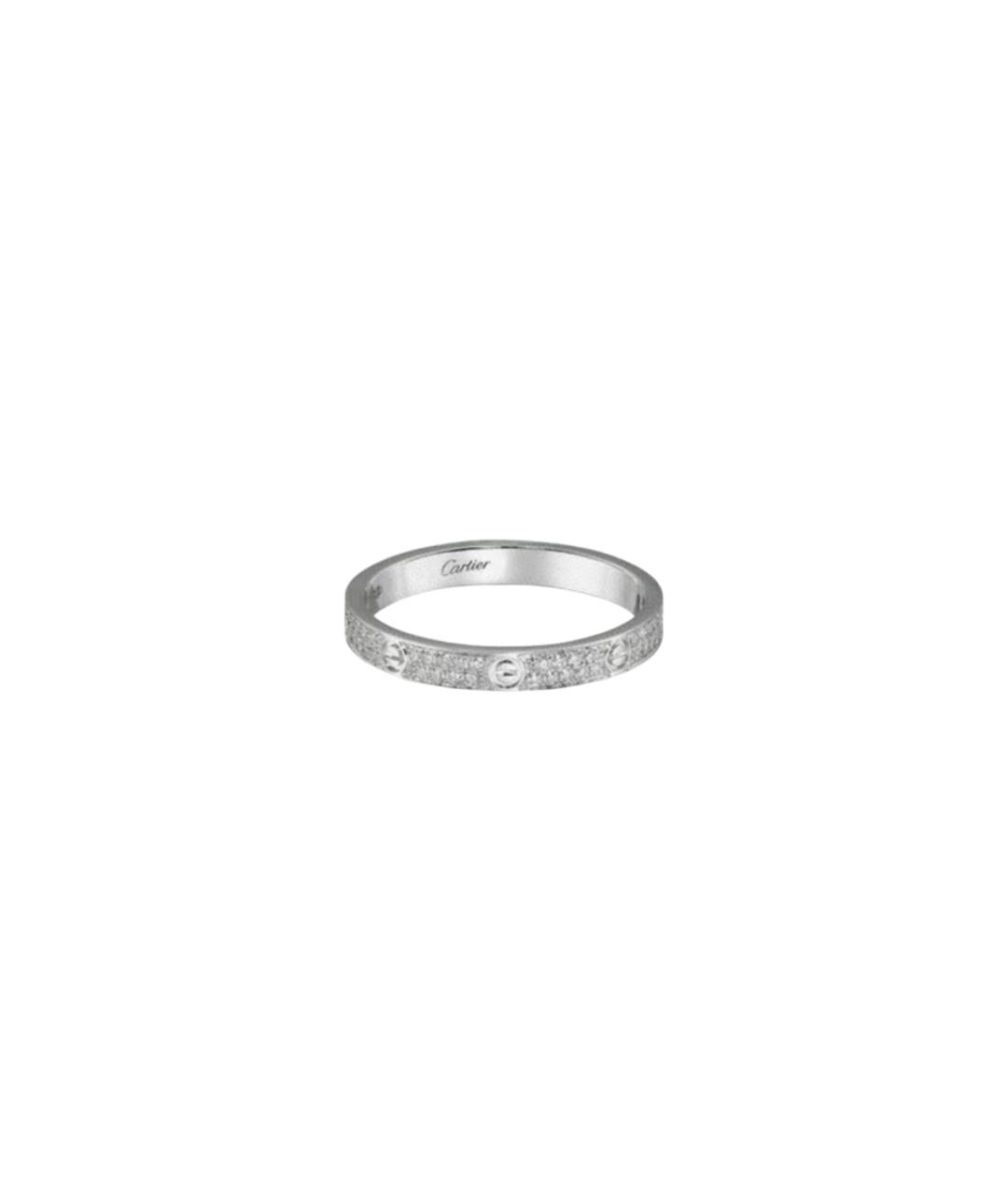 CARTIER Серебряное кольцо из белого золота, фото 1
