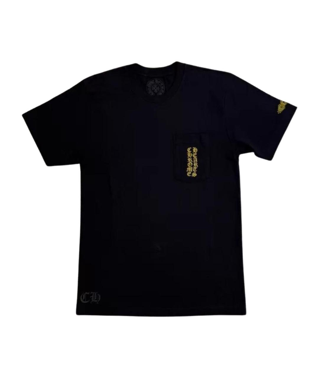 CHROME HEARTS Черная хлопковая футболка, фото 1