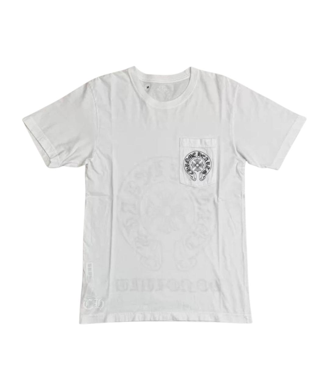 CHROME HEARTS Белая хлопковая футболка, фото 1