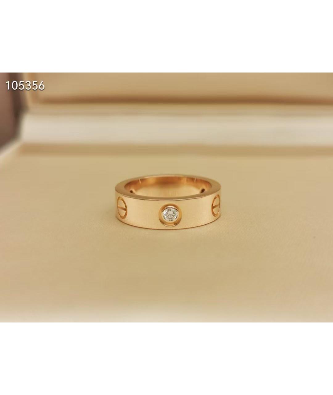 CARTIER Золотое кольцо из розового золота, фото 2