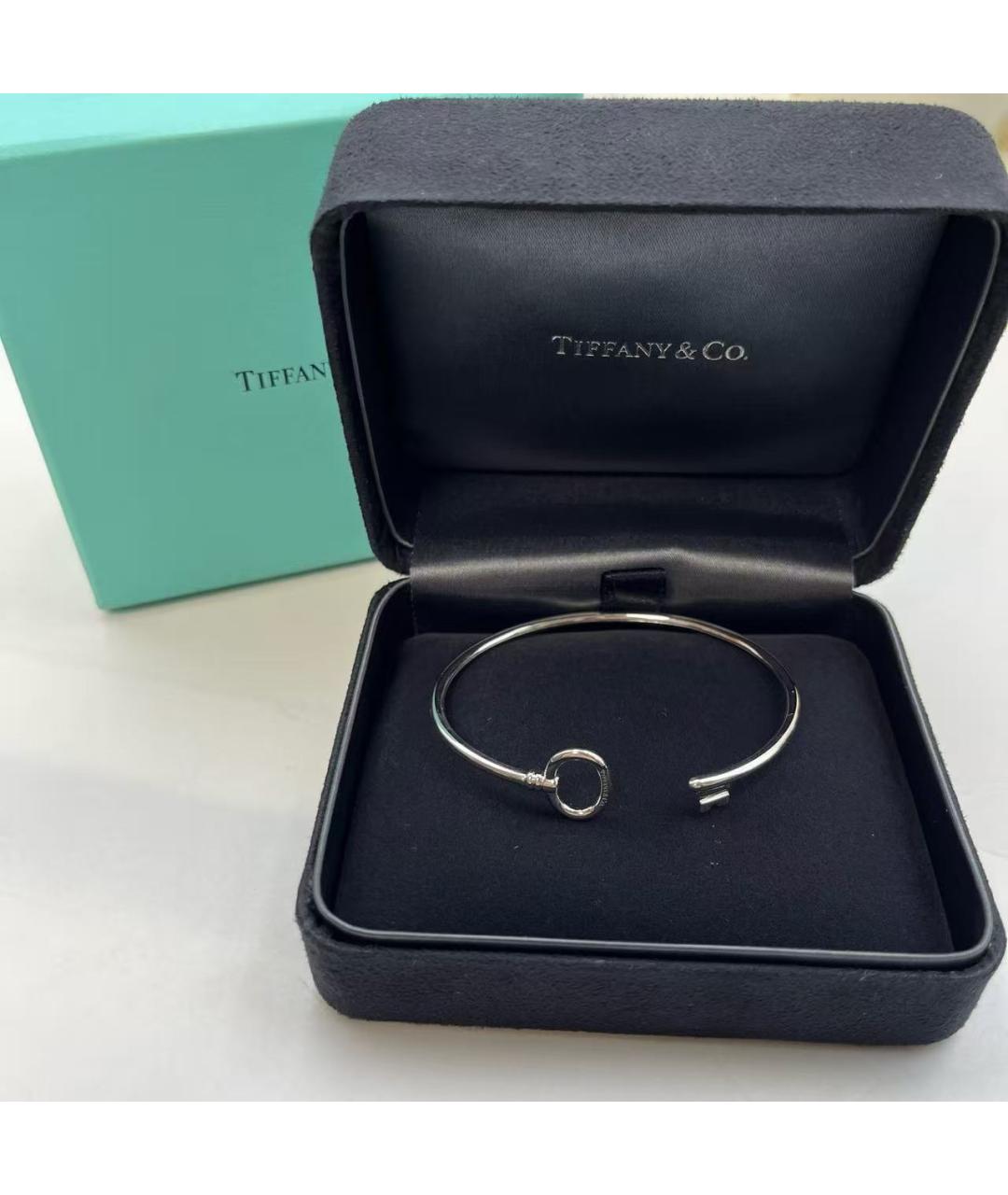 TIFFANY&CO Серебряный браслет из белого золота, фото 5