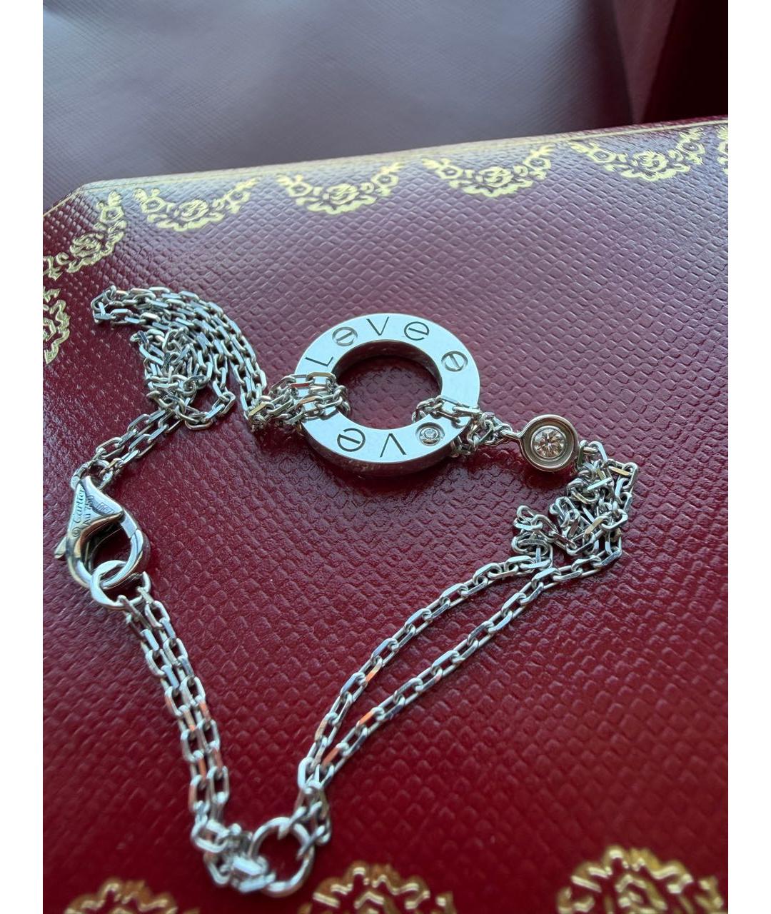 CARTIER Белый браслет из белого золота, фото 5